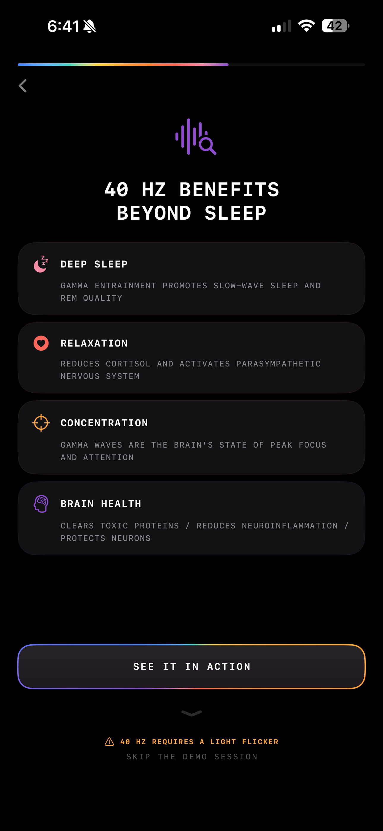 RedSleep 40 Hz benefits for deep sleep and brain health